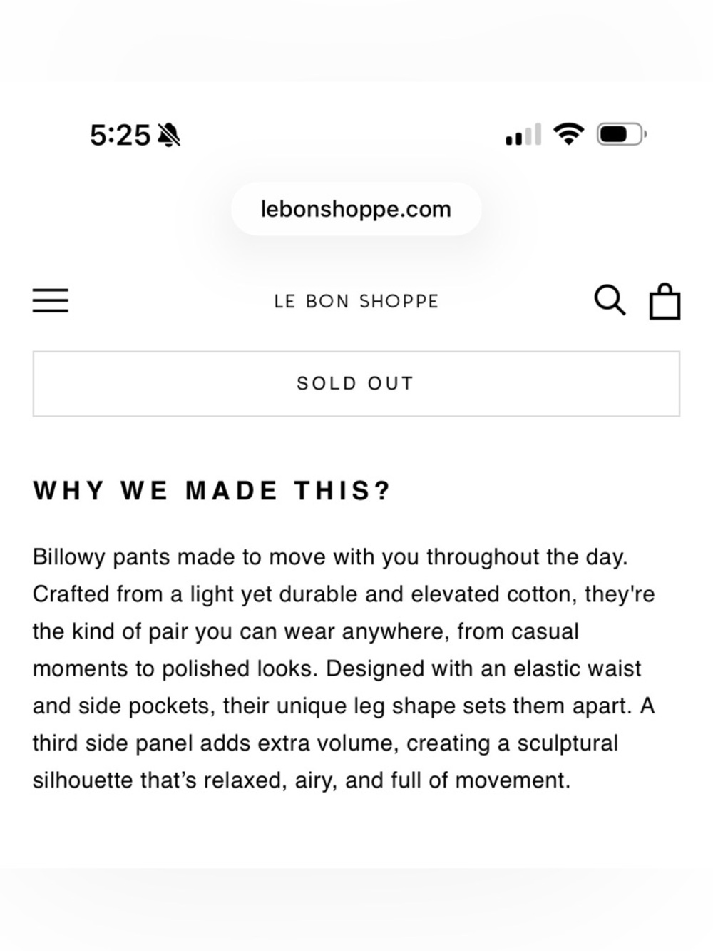 Le Bon Shoppe Parachute Pants - Picture 4 of 7